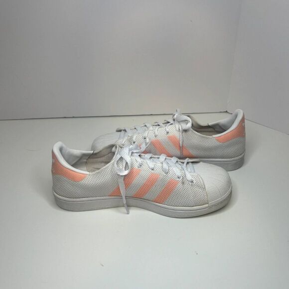 Adidas Superstar Sun Glow Low Top Sneakers Womens Comfy Athletic Casual - Picture 5 of 6